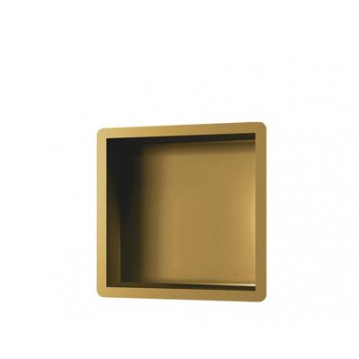 Inbouwnis Brauer Gold Edition 30x30 cm Geborsteld Goud PVD Inbouwnis Brauer Gold Edition 30x30 cm Geborsteld Goud PVD