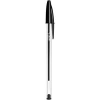 BIC 942911 Balpen (wegwerp) Cristal Zwart 0.4 mm Onuitwisbaar: Ja 100 stuk(s) - thumbnail