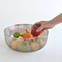 Alessi Pierre Charpin Fruitschaal RVS 30 cm - thumbnail