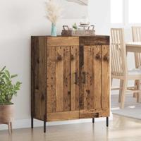 Dressoir Oud Hout 69,5 x 34 x 90 cm Gemonteerd hout en ijzer - thumbnail