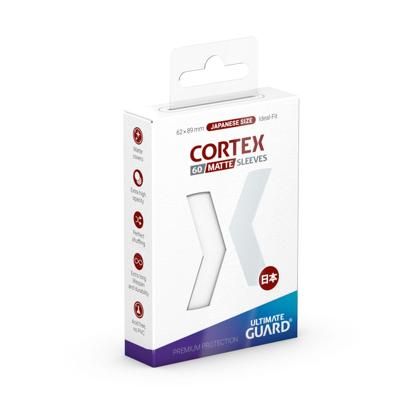 Ultimate Guard Cortex Sleeves Matte Japanese Size (60) - White Ultimate Guard Cortex Sleeves Matte Japanese Size (60) - White