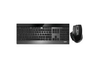 Rapoo 9900m wireless ultra-slim multi-mode-deskset ui black - thumbnail
