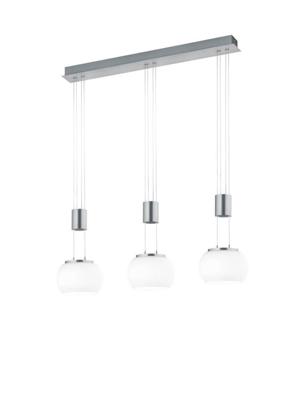 Trio Design hanglampMadison RVS - 3-lichts - 342010307
