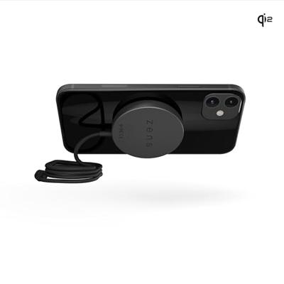 ZENS Aluminium Series Wireless Charger Pro 1 ZESC17B/00 Inductie lader Zwart - thumbnail