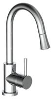 Schutte UNICORN ééngreepsmengkraan keuken met uittrekbare mousseur, chroom - thumbnail