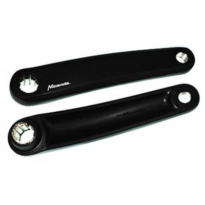 Miranda Set cranks e-bike aluminium 170 mm zwart