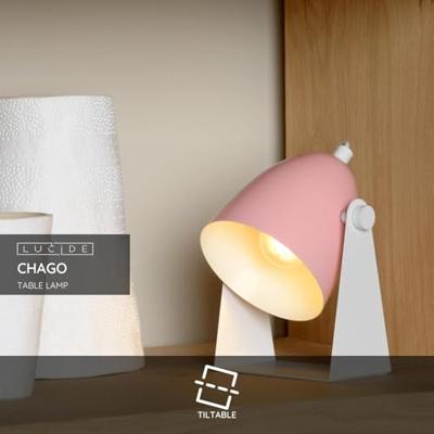 Lucide CHAGO - Tafellamp - 1xE14 - Roze