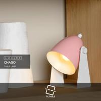 Lucide CHAGO - Tafellamp - 1xE14 - Roze - thumbnail