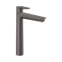 Wastafelmengkraan Talis E 240 HansGrohe Eengreeps Zonder Afvoer Geborsteld Zwart Chroom - thumbnail
