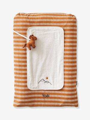 Aanpasbaar verschoonkussen PETIT NOMADE grijs / ecru