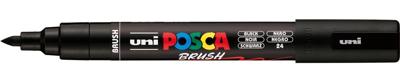 Uni Posca paintmarker PC-5BR, 1 - 4 mm, penseel punt, zwart