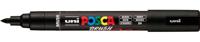 Uni Posca paintmarker PC-5BR, 1 - 4 mm, penseel punt, zwart - thumbnail