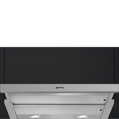 Smeg KSET666XE Afzuigkap vlakscherm Zilver