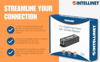 Intellinet 560962 PoE-injector 1 GBit/s IEEE 802.3at (25.5 W), IEEE 802.3af (12.95 W) - thumbnail