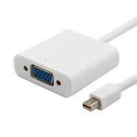 1080P Mini DisplayPort-naar-VGA-kabeladapter (wit) - thumbnail