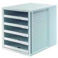 HAN HA-1401-FO-11 Ladenkast Met 5 Open Laden Voor Kast Grijs In Folie - thumbnail