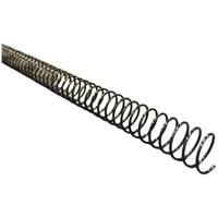 Spiralen om te binden Yosan 5:1 Zwart Metaal Ø 10 mm 100 Stuks - thumbnail