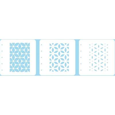 Nellie's Choice • layered combistencil set orchid 3stuks