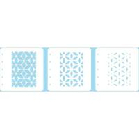 Nellie's Choice • layered combistencil set orchid 3stuks - thumbnail