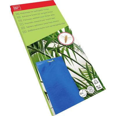 Swissinno Blaue Klebetafeln für geflügelte Thrips 10er Kleefplaatje voor insecten 10 stuk(s)