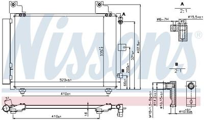 Condensator, airconditioning 940359