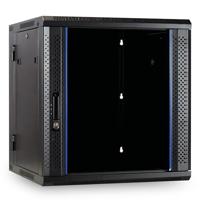 DSI 12U wandkast (kantelbaar) met glazen deur - DS6612-DOUBLE server rack - thumbnail