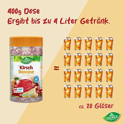 King George getrank kers & banaan (12x 400gr)