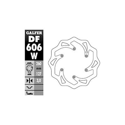 GALFER wave remschijf "df606" rotor df606 type w offroad rigid