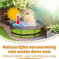 Exit zwembadoverkapping ECO rond 366 cm - universeel - thumbnail