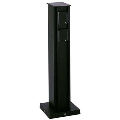 Albert Staande buitenstopcontactPlugpole 4-voudig 50cm zwart - 662106