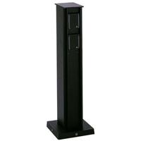 Albert Staande buitenstopcontactPlugpole 4-voudig 50cm zwart - 662106 - thumbnail