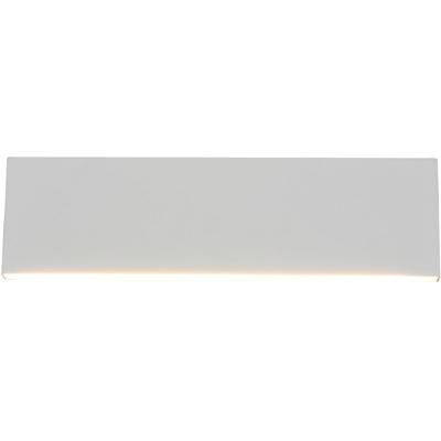 LED Wandlamp 12W Warm Wit 3000K Dimbaar Rechthoekig Mat Wit Aluminium
