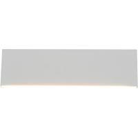 LED Wandlamp 12W Warm Wit 3000K Dimbaar Rechthoekig Mat Wit Aluminium - thumbnail