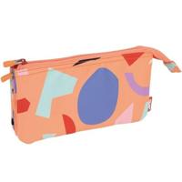 Schoolpennenzak Milan Animals Oranje 22 x 12 x 4 cm - thumbnail