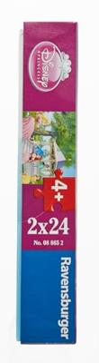 Ravensburger puzzel disney: betoverende prinsessen 2x24 stukjes Ravensburger puzzel disney: betoverende prinsessen 2x24 stukjes