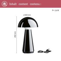 Paulmann 76994 Onzo LED-tafellamp voor buiten 2.6 W Warmwit Zwart - thumbnail