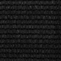 VidaXL Balkonscherm 75x600 cm hdpe zwart - thumbnail