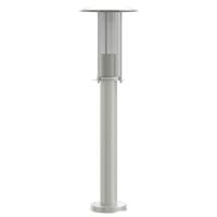 VidaXL Buitenvloerlamp 60 cm roestvrijstaal zilverkleurig - thumbnail