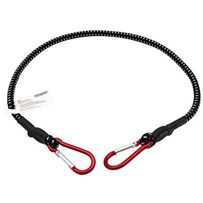 2 x Rubberen Bagagespin met karabijnhaak 100cm x 10 mm Ø 2 x Rubberen Bagagespin met karabijnhaak 100cm x 10 mm Ø