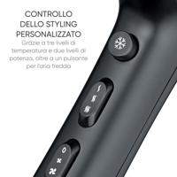 Severin HT0165 Haardroger Zwart - thumbnail