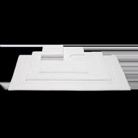 Vandyck Vandyck Badmat Houston Toiletmat 60x60 white - thumbnail