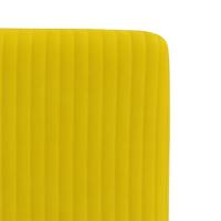 Eetkamerstoelen 4 st fluweel geel - thumbnail