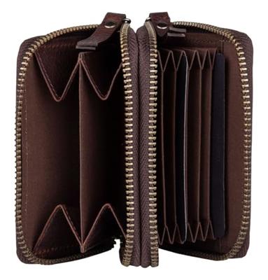 Burkely Antique Avery Wallet S Double Zip-Brown