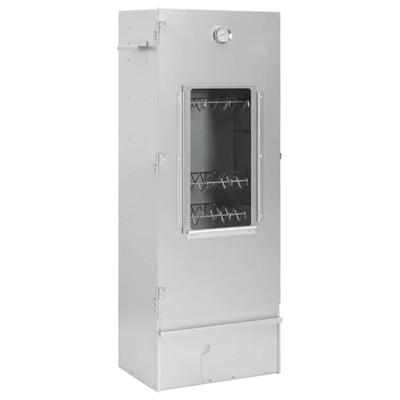 VidaXL Bbq-rookoven met houtsnippers 44,5x29x110 cm staal