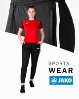 JAKO 8489D Trainingsbroek Allround Dames - Zwart - 38 - thumbnail