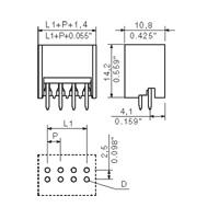 Weidmüller 1794640000 Male behuizing (board) B2L/S2L Totaal aantal polen: 28 Rastermaat: 3.50 mm Inhoud: 36 stuk(s) - thumbnail