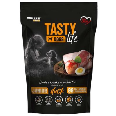 BIOFEED Tasty Dogs Life Junior Duck - natvoer voor honden - 150g