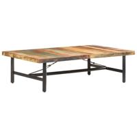 Salontafel 142x90x42 cm massief gerecycled hout - thumbnail