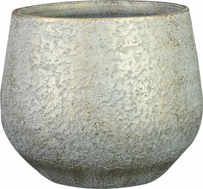 Bloempot Noor Metalic Grey Ø19cm Bloempot Noor Metalic Grey Ø19cm