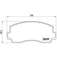 Remblokken set P54002 - thumbnail